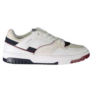 Tommy Hilfiger White Polyethylene Men Sneaker
