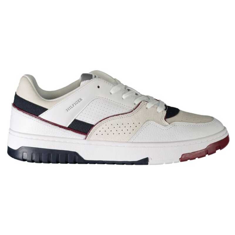 Tommy Hilfiger White Polyethylene Men Sneaker, theFeinheit