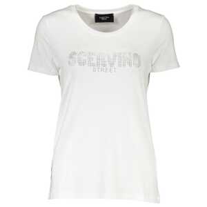 Scervino Street White Elastane Women T-Shirt