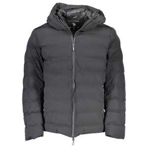 U.S. POLO ASSN. Black Elastane Mens Jacket