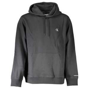 Calvin Klein Black Cotton Unisex Sweatshirt