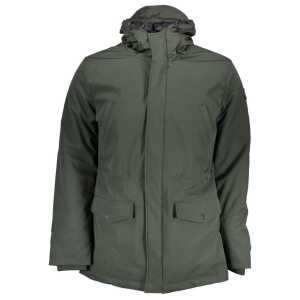 U.S. POLO ASSN. Green Polyester Men Jacket