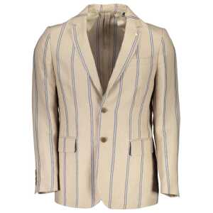Gant Beige Linen Men Jacket