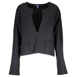 Gant Black Wool Women Cardigan