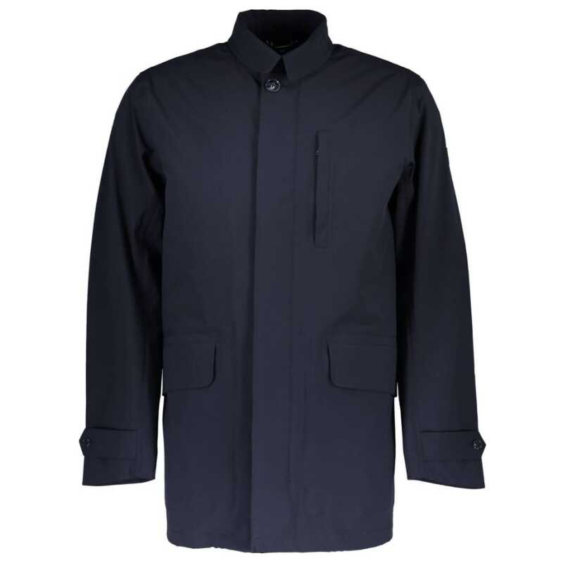 Gant Blue Polyester Men Jacket, theFeinheit