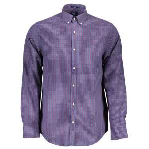 Gant Blue Cotton Men Shirt