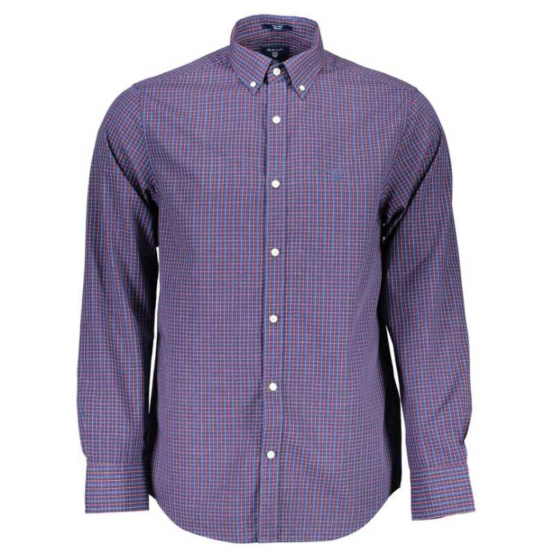 Gant Blue Cotton Men Shirt, theFeinheit