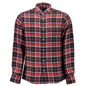 Gant Red Cotton Men Shirt