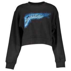 Guess Jeans Black Cotton Women Sweater