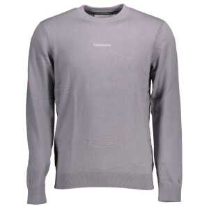 Calvin Klein Gray Cotton Men Sweater