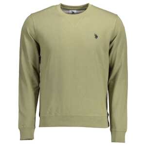 U.S. POLO ASSN. Green Cotton Men Sweater