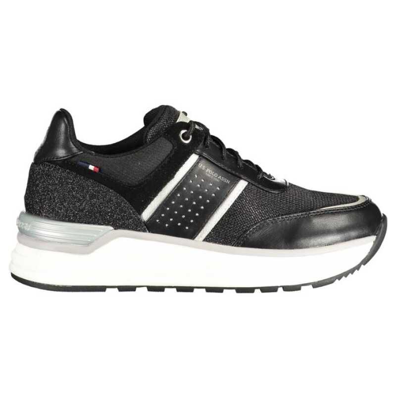 U.S. POLO ASSN. Black Polyester Sneaker, theFeinheit