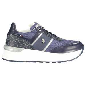 U.S. POLO ASSN. Blue Polyester Women Sneaker