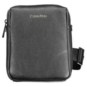 Calvin Klein Black Polyester Men Shoulder Bag