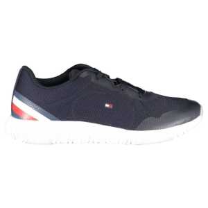 Tommy Hilfiger Blue Polyester Men Sneaker