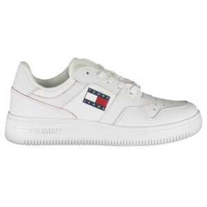 Tommy Hilfiger White Leather Women Sneaker