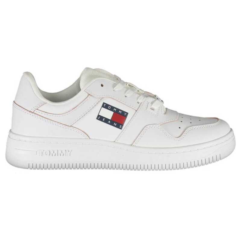 Tommy Hilfiger White Leather Women Sneaker, theFeinheit