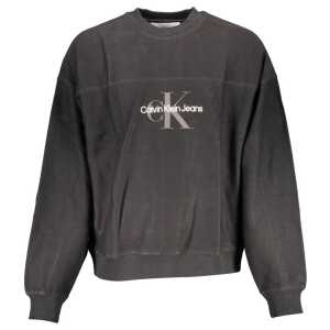Calvin Klein Black Cotton Men Sweater