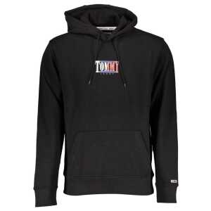 Tommy Hilfiger Black Cotton Men Sweater
