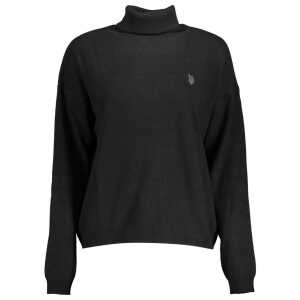 U.S. POLO ASSN. Black Wool Women Sweater