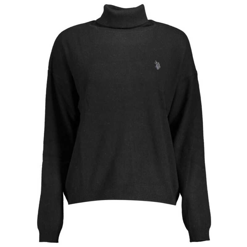 U.S. POLO ASSN. Black Wool Women Sweater, theFeinheit