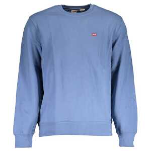 Levi's Blue Cotton Men Sweater