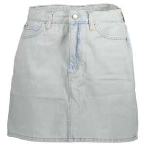Calvin Klein Light Blue Cotton Women Skirt