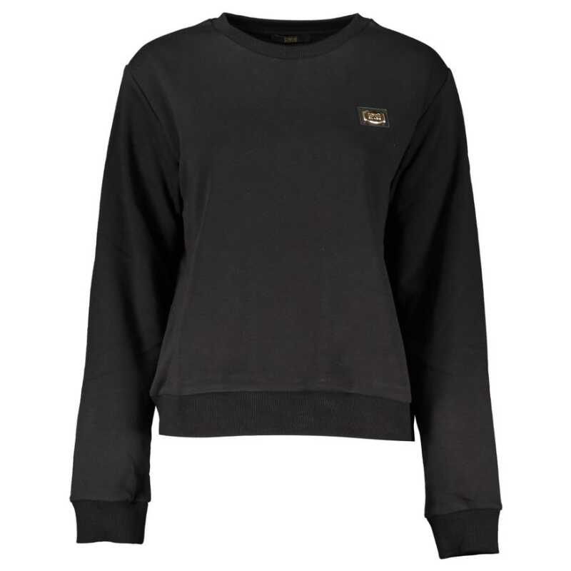 Cavalli Class Black Cotton Women Sweater, theFeinheit
