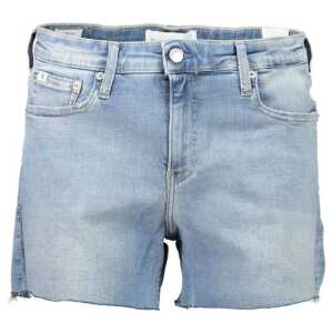 Calvin Klein Light Blue Cotton Women Shorts