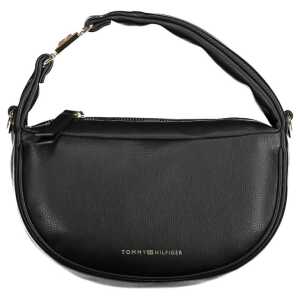 Tommy Hilfiger Black Polyester Handbag