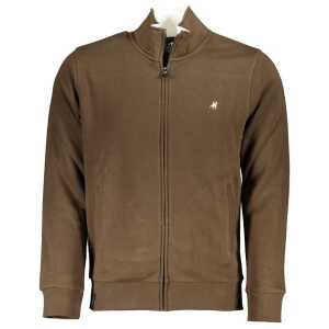 U.S. Grand Polo Elegant Long Sleeve Zippered Sweatshirt