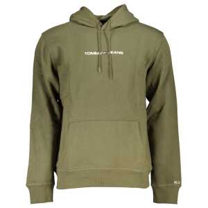 Tommy Hilfiger Green Cotton Men Sweater