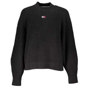 Tommy Hilfiger Black Cotton Sweater