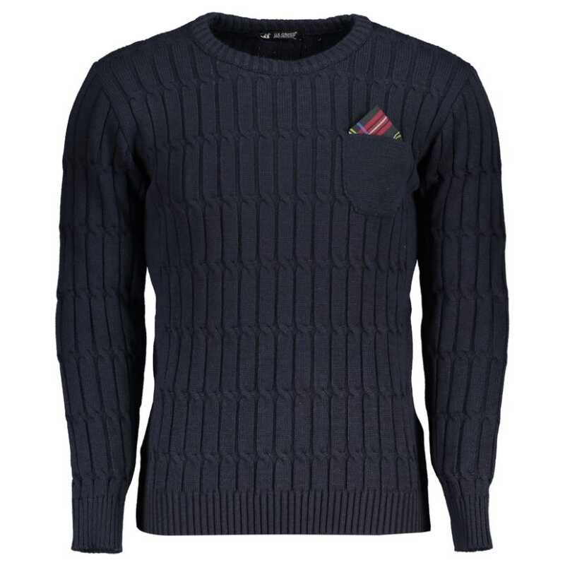 U.S. Grand Polo Elegant Twisted Crew Neck Sweater, theFeinheit