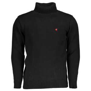 U.S. Grand Polo Elegant Turtleneck Embroidered Sweater
