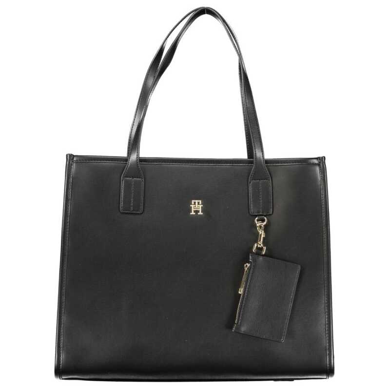 Tommy Hilfiger Black Polyethylene Handbag, theFeinheit