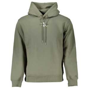 Calvin Klein Chic Green Fleece Hooded Sweatshirt