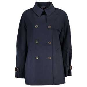 Tommy Hilfiger Blue Cotton Jackets & Coat