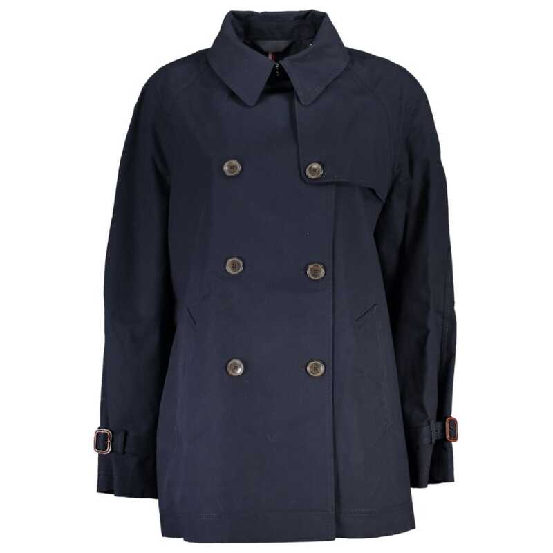Tommy Hilfiger Blue Cotton Jackets &amp; Coat, theFeinheit
