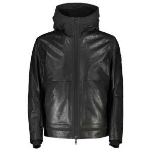 Hugo Boss Black Leather Men Jacket