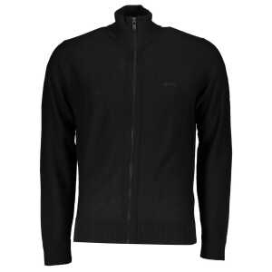 Hugo Boss Black Wool Men Sweater