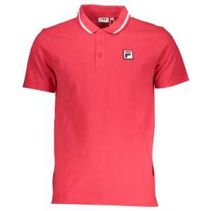 Fila Elegant Pink Polo with Classic Detailing