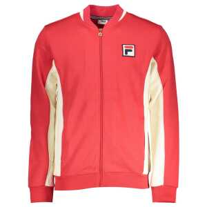 Fila Elegant Long Sleeve Zip Sweatshirt in Pink