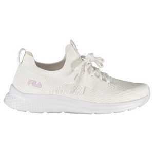 Fila Elegant White Run-It Sneakers with Rose Detailing