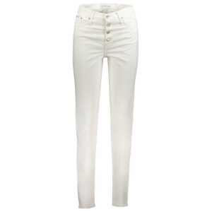 Calvin Klein White Cotton Jeans & Pant