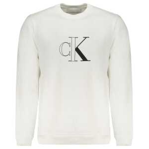 Calvin Klein White Cotton Sweater