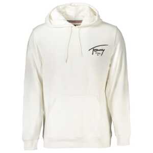 Tommy Hilfiger White Cotton Men Sweater