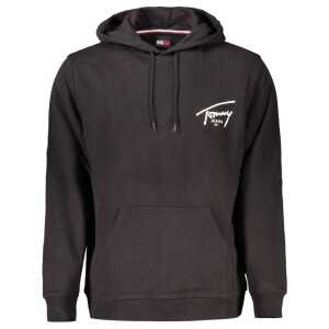 Tommy Hilfiger Black Cotton Men Sweater