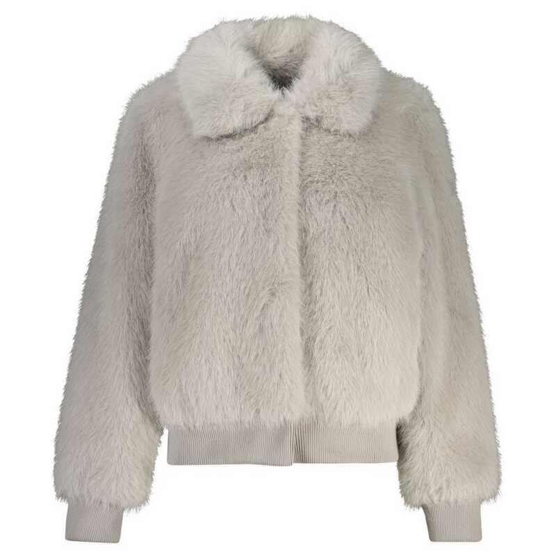 Guess Jeans Gray Polyester Jackets &amp; Coat, theFeinheit