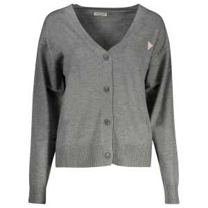 Guess Jeans Gray Polyester Sweater